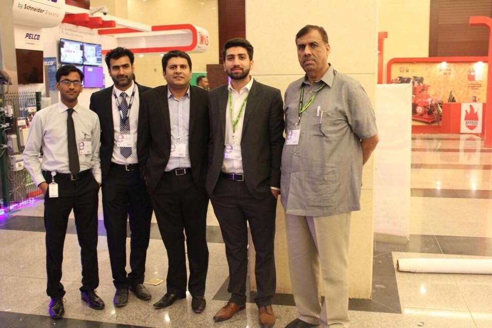 The ASG Systems team at the 13th Secure Pakistan exhibition, Islamabad